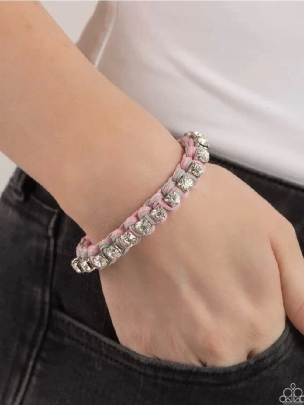 Paparazzi ~ The Next Big STRING Silver Bracelet